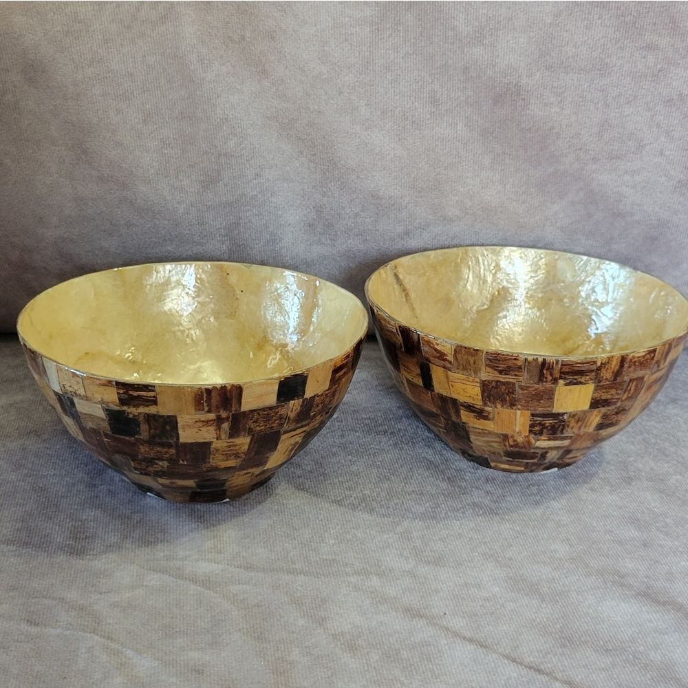 Capiz Shell Bowls - Picture 9 of 12